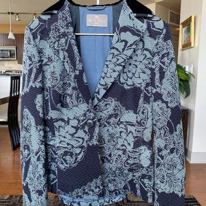 Vintage Silk/Wool Etro Milano Floral Blazer